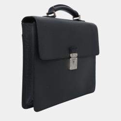 Louis Vuitton Black Taiga Leather Laguito Briefcase