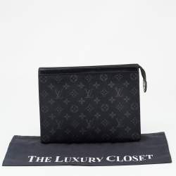 Louis Vuitton Monogram Eclipse Canvas Pochette Voyage MM Bag