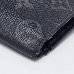 Louis Vuitton Monogram Eclipse Canvas Brazza Wallet
