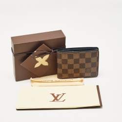 Louis Vuitton Blue Damier Ebene Multiple Wallet