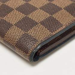 Louis Vuitton Blue Damier Ebene Multiple Wallet