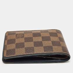 Louis Vuitton Blue Damier Ebene Multiple Wallet