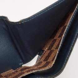 Louis Vuitton Blue Damier Ebene Multiple Wallet