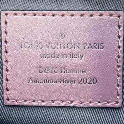 Louis Vuitton Noir Monogram Eclipse Leather Messenger Bag 
