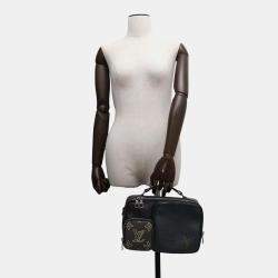 Louis Vuitton Noir Monogram Eclipse Leather Messenger Bag 
