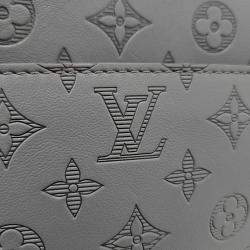 Louis Vuitton Grey Leather Shadow Duo Messenger Bag