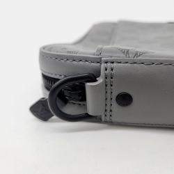Louis Vuitton Grey Leather Shadow Duo Messenger Bag