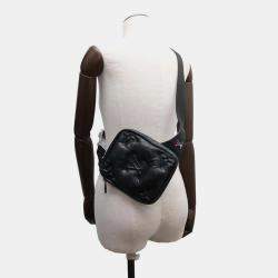 Louis Vuitton Noir/Righe Rainbow Lambskin Asymmetrical Sling Bag