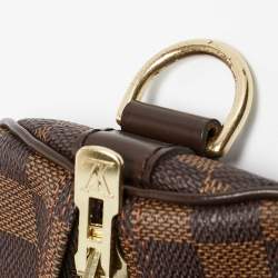 Louis Vuitton Damier Ebene Canvas Keepall Bandouliere 55 Bag