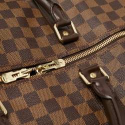 Louis Vuitton Damier Ebene Canvas Keepall Bandouliere 55 Bag