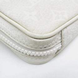Louis Vuitton White Monogram Empreinte Utility Side Shoulder Bag