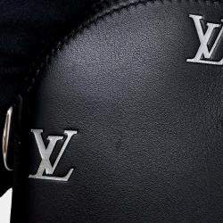 Louis Vuitton Noir Calf Leather Alma Eeast West Bag