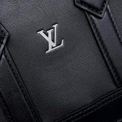Louis Vuitton Noir Calf Leather Alma Eeast West Bag