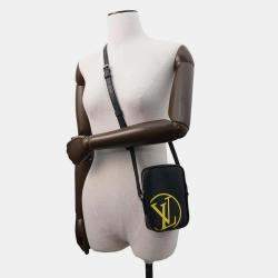Louis Vuitton Noir Epi Leather Danube Lv Circle PM Bag