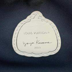  Louis Vuitton X Yayoi Kusama Blanc Taurillon Leather Maxi Bumbag