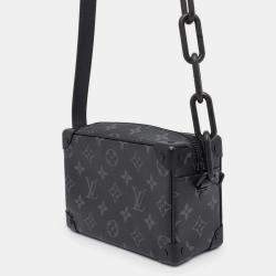 Louis Vuitton Noir Monogram Eclipse Mini Soft Trunk  Bag