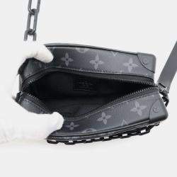 Louis Vuitton Noir Monogram Eclipse Mini Soft Trunk  Bag