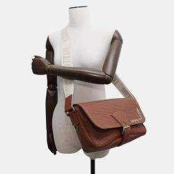  Louis Vuitton Brown Epi Xl Montsouris Messenger Bag
