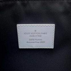 Louis Vuitton White Leather Newspaper Clutch 