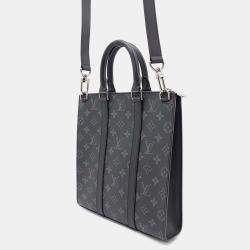 Louis Vuitton Noir Monogram Eclipse Sac Plat Bag