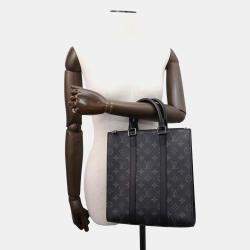 Louis Vuitton Noir Monogram Eclipse Sac Plat Bag