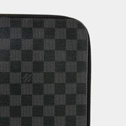 Louis Vuitton Graphite Canvas Pochette Jour GM Clutch