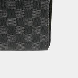 Louis Vuitton Graphite Canvas Pochette Jour GM Clutch