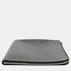 Louis Vuitton Graphite Canvas Pochette Jour GM Clutch