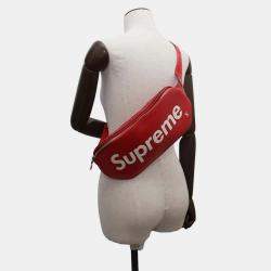 Louis Vuitton Supreme Collaboration Red Epi Leather Bumbag PM Bag