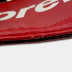 Louis Vuitton Supreme Collaboration Red Epi Leather Bumbag PM Bag