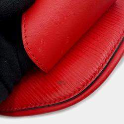 Louis Vuitton Supreme Collaboration Red Epi Leather Bumbag PM Bag