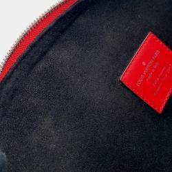 Louis Vuitton Supreme Collaboration Red Epi Leather Bumbag PM Bag