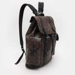 Louis Vuitton Monogram Macassar Canvas PM Christopher Backpack
