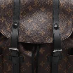 Louis Vuitton Monogram Macassar Canvas PM Christopher Backpack