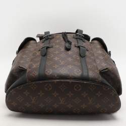 Louis Vuitton Monogram Macassar Canvas PM Christopher Backpack