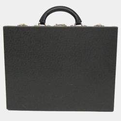 Louis Vuitton Black/Ardoise Taiga Leather Diplomat Attache Case
