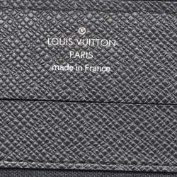 Pre Owned Louis Vuitton Ardoise Taiga Leather Vladimir Business Portfolio