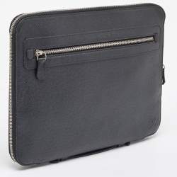 Pre Owned Louis Vuitton Ardoise Taiga Leather Vladimir Business Portfolio