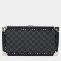 Louis Vuitton Black Damier Graphite Coffret 8 Montor  Bag