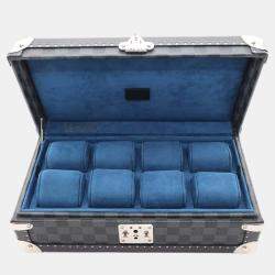 Louis Vuitton Black Damier Graphite Coffret 8 Montor  Bag