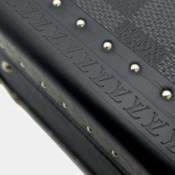 Louis Vuitton Black Damier Graphite Coffret 8 Montor  Bag