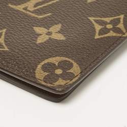 Pre Owned Louis Vuitton Monogram Canvas Porte-Billets 6 Card Bifold Wallet