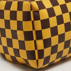 Louis Vuitton Yellow Damier Pop Canvas Speedy Bandouliere 50 Bag
