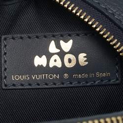 Louis Vuitton x Nigo Blue Denim Monogram Flat Double Phone Pouch 