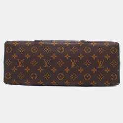 Louis Vuitton Brown Monogram Macassar Canvas Weekend PM Tote Bag 