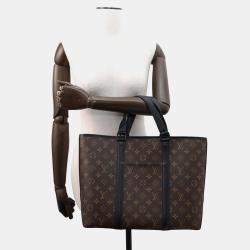 Louis Vuitton Brown Monogram Macassar Canvas Weekend PM Tote Bag 