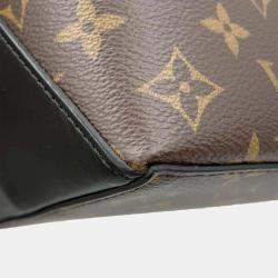 Louis Vuitton Brown Monogram Macassar Canvas Weekend PM Tote Bag 