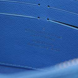 Louis Vuitton Blue Coated Canvas Leather Monogram Soft Trunk Shoulder Bag 