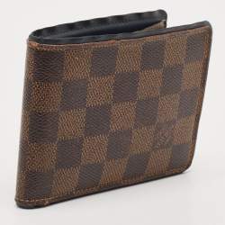 مملوكة مسبقًا Louis Vuitton Damiere Ebene Canvas Multiple Wallet