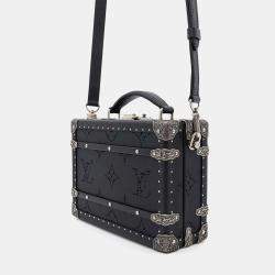Louis Vuitton Black Monogram LV Dart Handle Trunk 